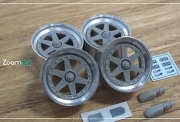ZR064 17'' SSR Rim and Mirror set (for R32 Tamiya) With tyre